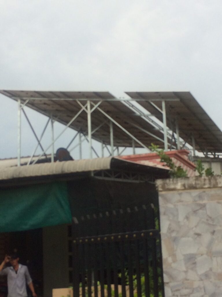Hệ điện năng lượng mặt trời 20kW nhà anh Huy, Dương Minh Châu, Tây Ninh