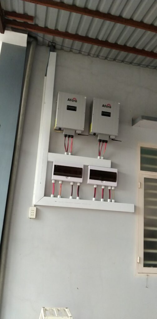 Hệ điện năng lượng mặt trời 20kW nhà anh Huy, Dương Minh Châu, Tây Ninh