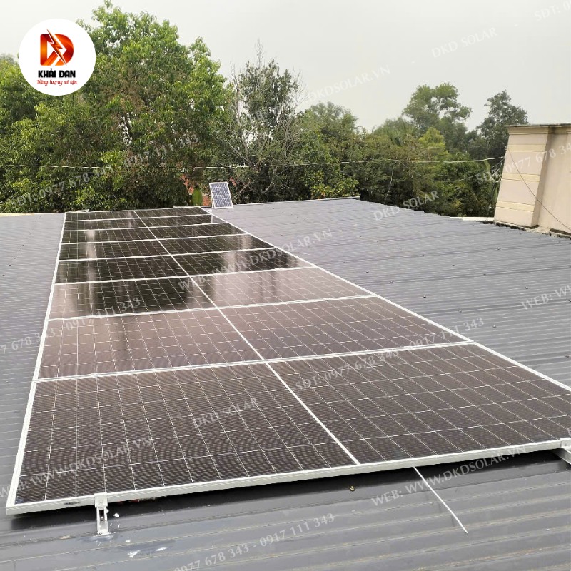 Công trình điện mặt trời 4.88kwp chị Tuyền Bến Cầu (3)